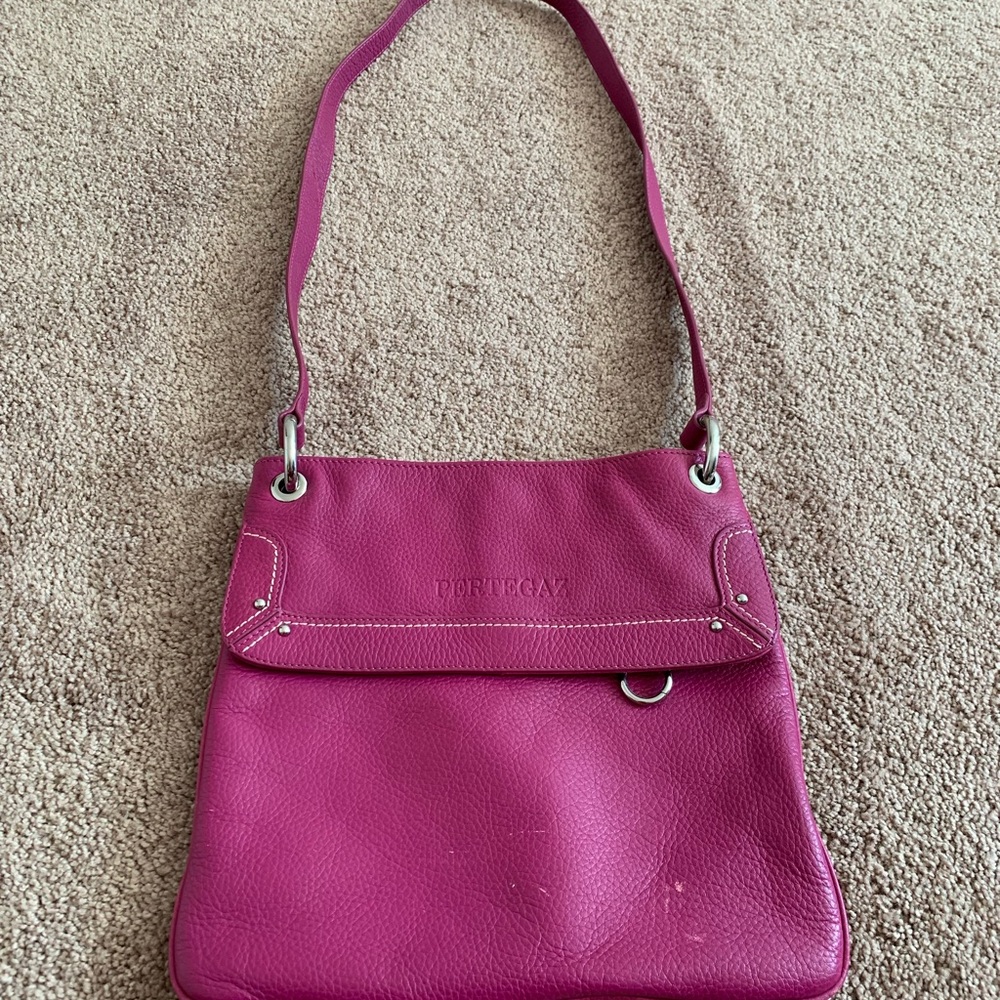 Pertegaz Vintage Leather Crossbody Bag - Made in Spain - Picture 14 of 16